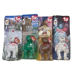 Ty Teenie Beanie Babies International Bears Set